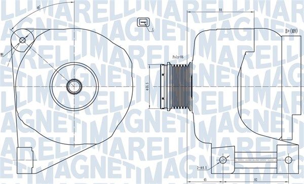 063731673010 MAGNETI MARELLI Генератор
