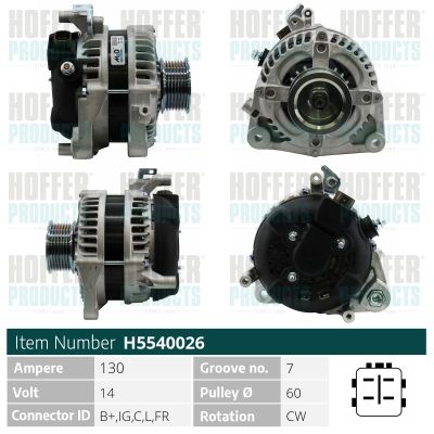 H5540026 HOFFER Генератор