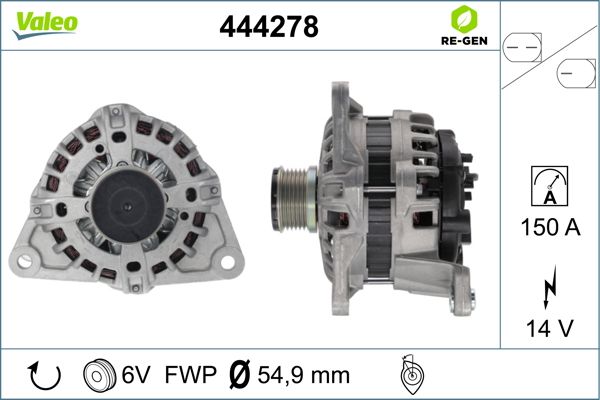 444278 VALEO Генератор