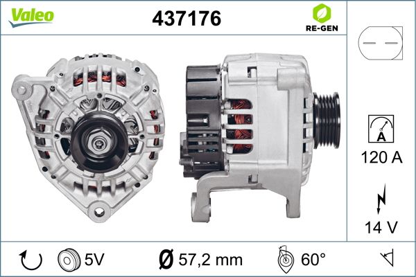 437176 VALEO Генератор