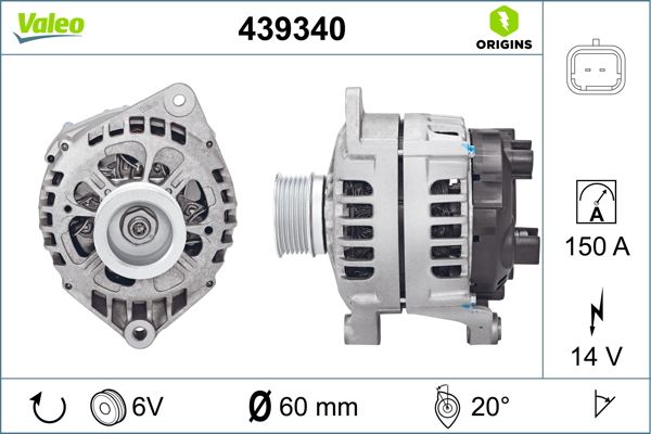 439340 VALEO Генератор