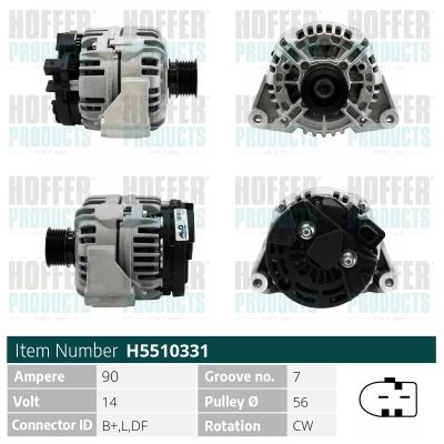 H5510331 HOFFER Генератор