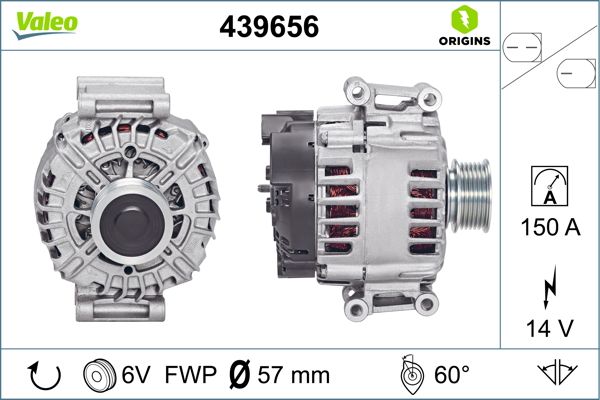 439656 VALEO Генератор