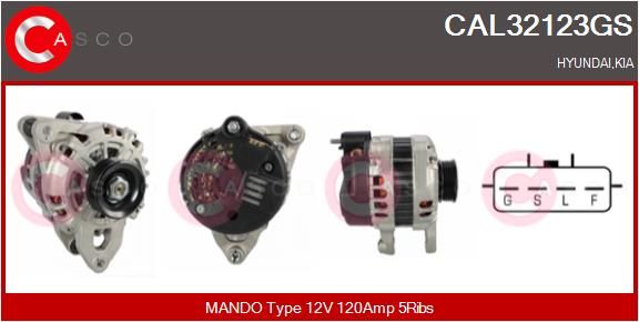 CAL32123GS CASCO Генератор