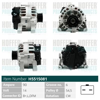 H5515081 HOFFER Генератор