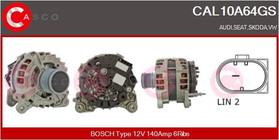 CAL10A64GS CASCO Генератор