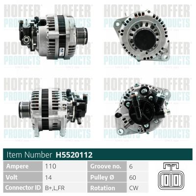H5520112 HOFFER Генератор