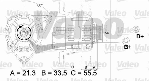 437466 VALEO Генератор