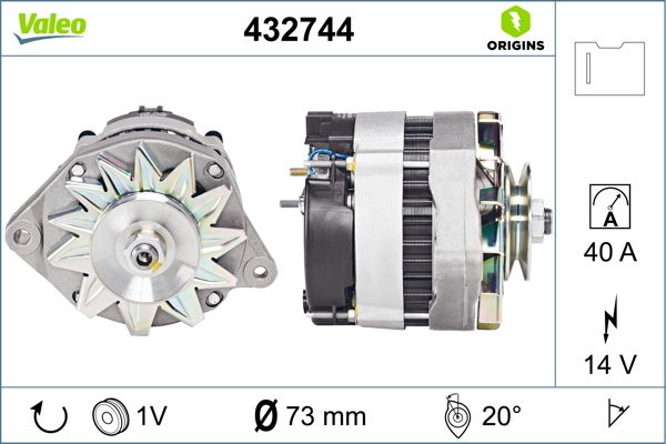 432744 VALEO Генератор