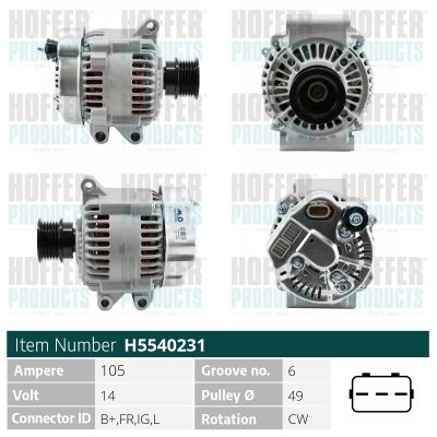 H5540231 HOFFER Генератор