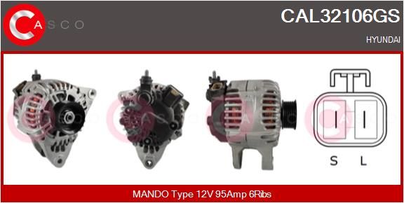 CAL32106GS CASCO Генератор