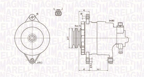 063731183010 MAGNETI MARELLI Генератор