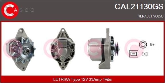 CAL21130GS CASCO Генератор