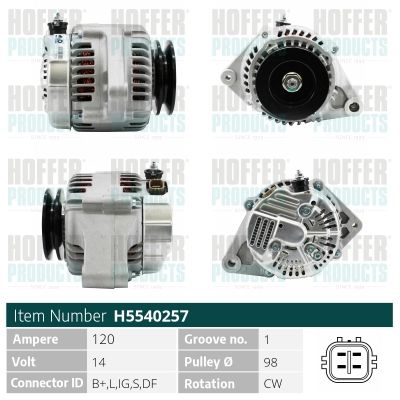H5540257 HOFFER Генератор