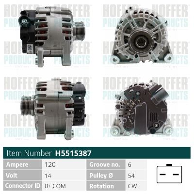 H5515387 HOFFER Генератор