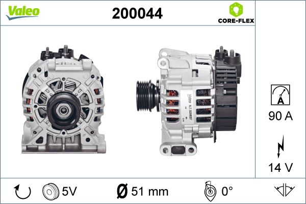200044 VALEO Генератор