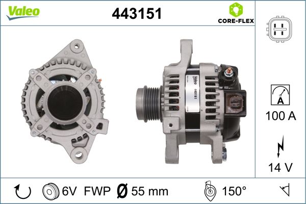 443151 VALEO Генератор