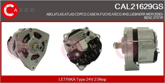 CAL21629GS CASCO Генератор