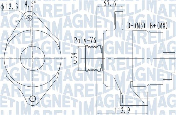 063732050010 MAGNETI MARELLI Генератор
