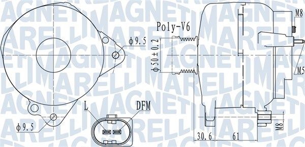 063732118010 MAGNETI MARELLI Генератор
