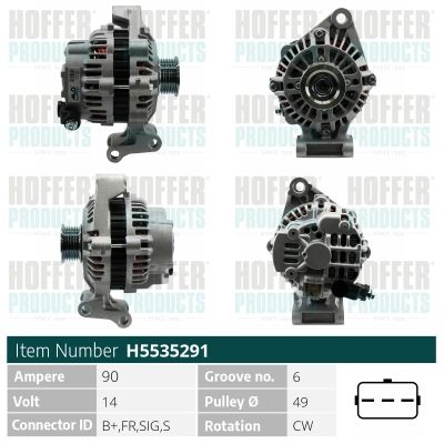 H5535291 HOFFER Генератор