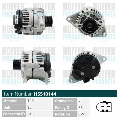 H5510144 HOFFER Генератор