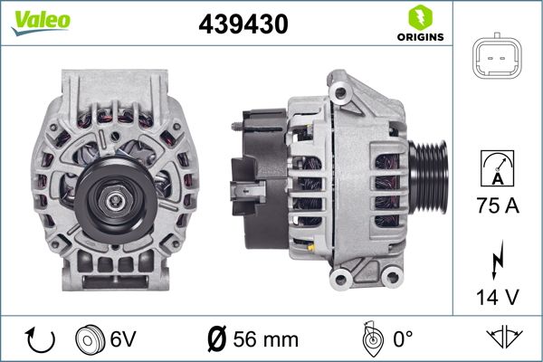 439430 VALEO Генератор