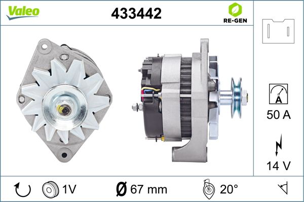 433442 VALEO Генератор