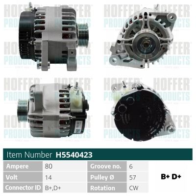H5540423 HOFFER Генератор