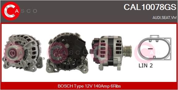 CAL10078GS CASCO Генератор