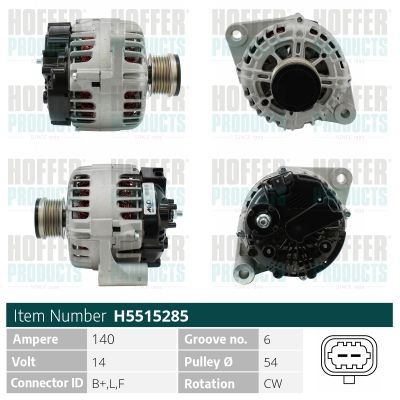 H5515285 HOFFER Генератор