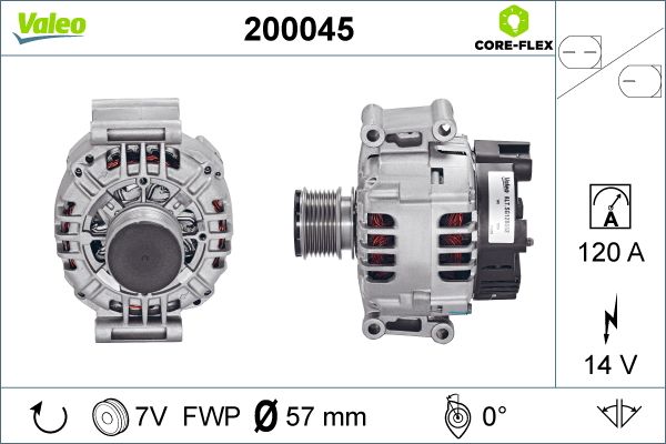 200045 VALEO Генератор