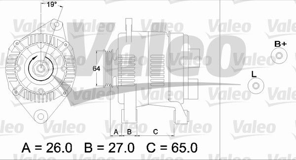 437206 VALEO Генератор