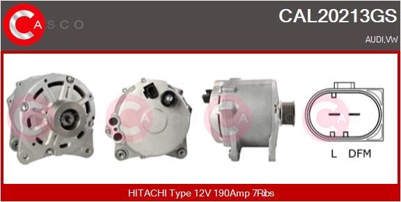 CAL20213GS CASCO Генератор