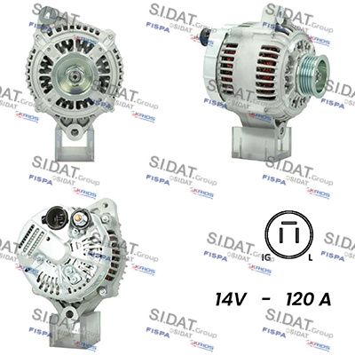 A12DE0445A2 FISPA Генератор
