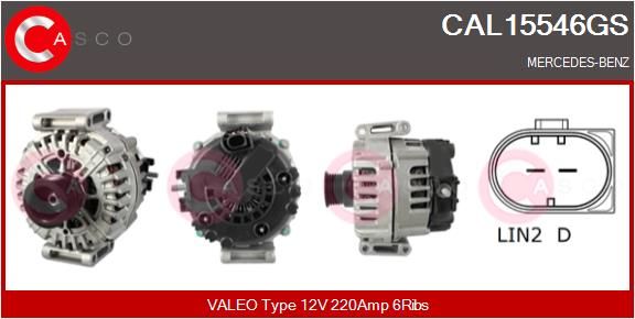 CAL15546GS CASCO Генератор