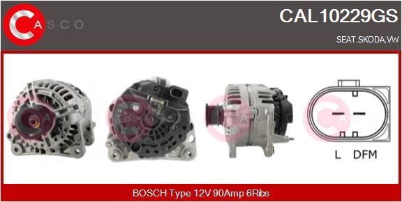 CAL10229GS CASCO Генератор