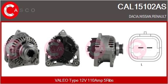 CAL15102AS CASCO Генератор