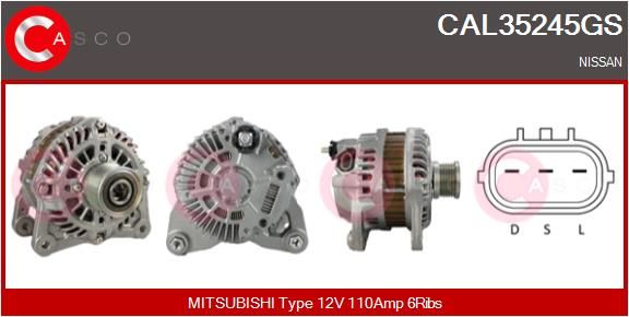 CAL35245GS CASCO Генератор