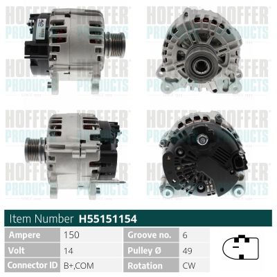 H55151154 HOFFER Генератор