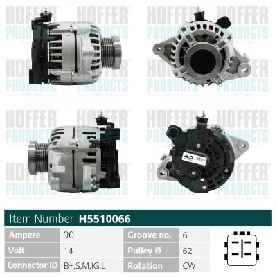 H5510066 HOFFER Генератор