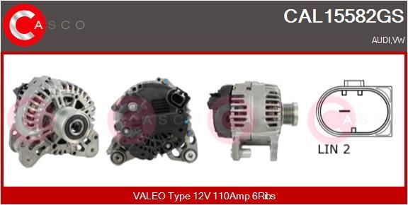 CAL15582GS CASCO Генератор