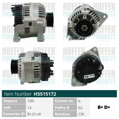 H5515172 HOFFER Генератор