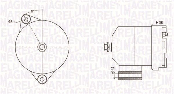 063731586010 MAGNETI MARELLI Генератор
