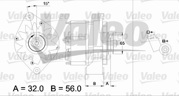 436726 VALEO Генератор