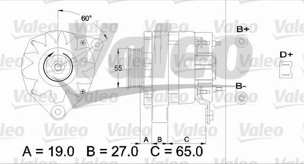433489 VALEO Генератор