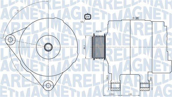 063732033010 MAGNETI MARELLI Генератор