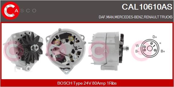 CAL10610AS CASCO Генератор