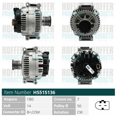 H5515136 HOFFER Генератор