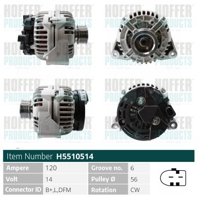 H5510514 HOFFER Генератор